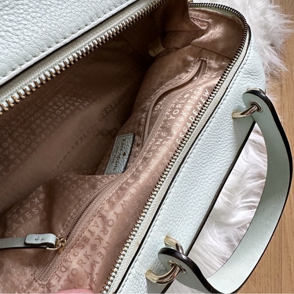 Kate Spade Bailey Atwood Place Bowling Bag Satchel in Island Waters Blue - Picture 9 of 14